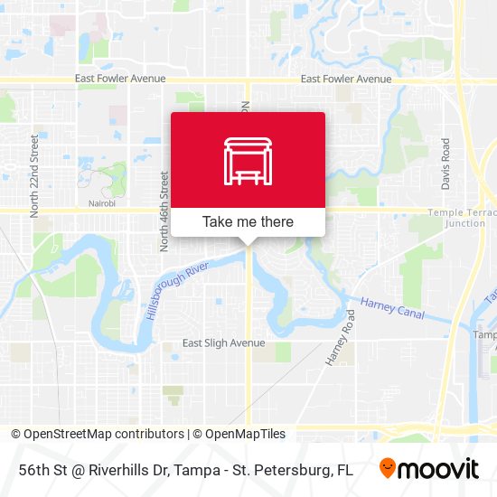 Mapa de 56th St @ Riverhills Dr