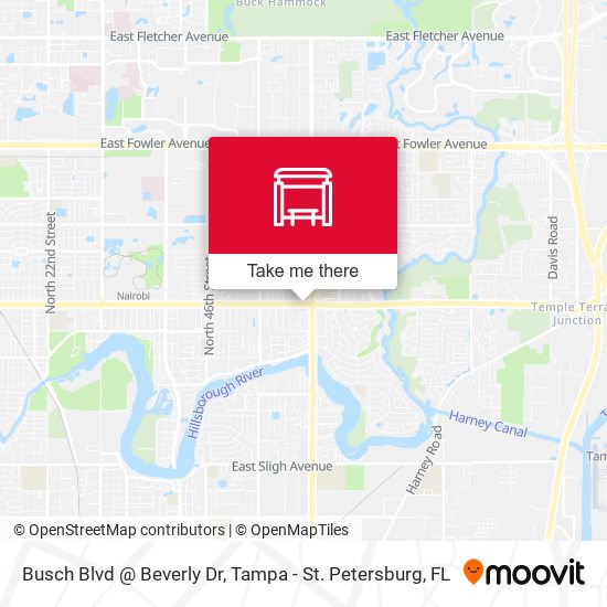 Mapa de Busch Blvd @ Beverly Dr