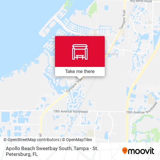 Apollo Beach Sweetbay South map