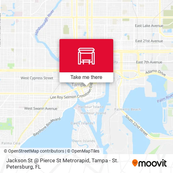 Mapa de Jackson St @ Pierce St Metrorapid