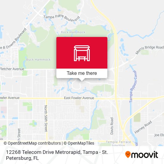12268 Telecom Drive Metrorapid map