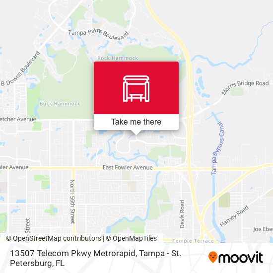 Mapa de 13507 Telecom Pkwy Metrorapid