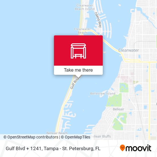 Gulf Blvd + 1241 map