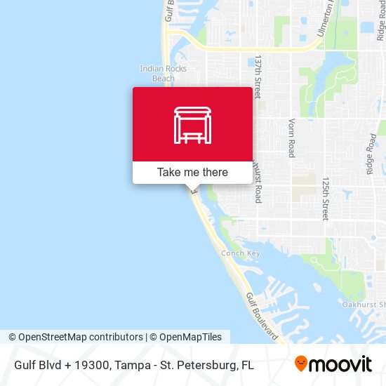 Mapa de Gulf Blvd + 19300