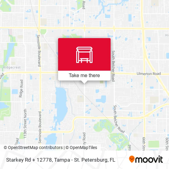 Starkey Rd + 12778 map
