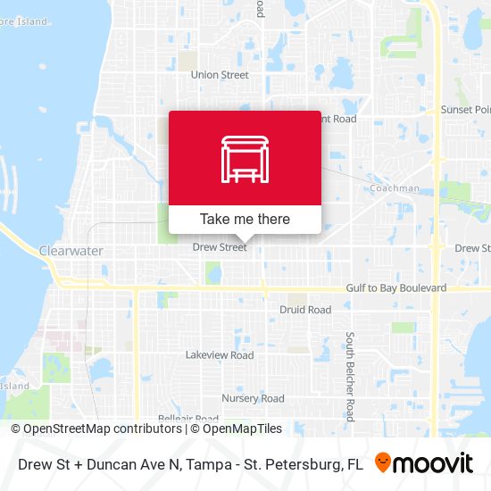 Drew St + Duncan Ave N map