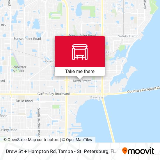 Mapa de Drew St + Hampton Rd