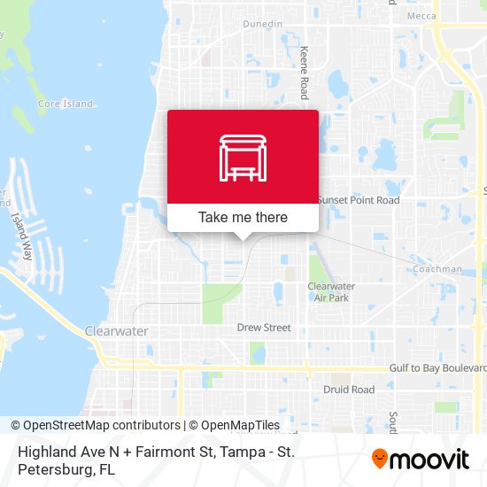 Mapa de Highland Ave N + Fairmont St