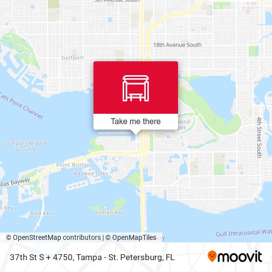 Mapa de 37th St S + 4750
