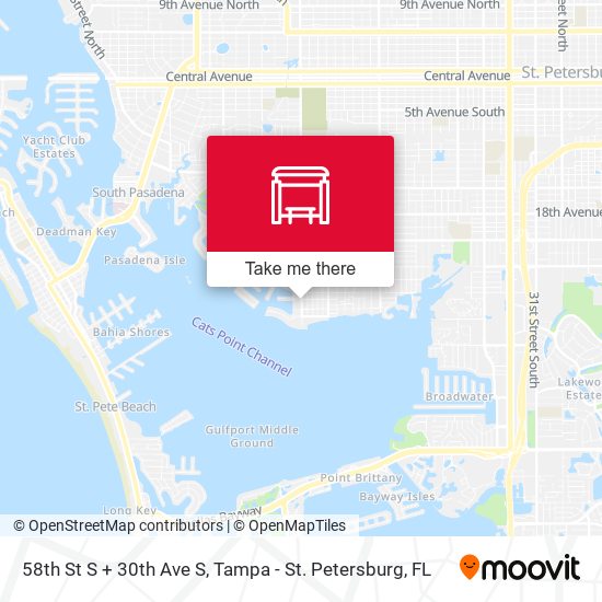 58th St S + 30th Ave S map