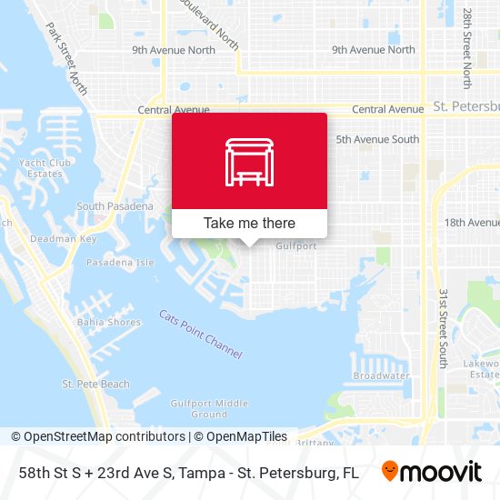 58th St S + 23rd Ave S map