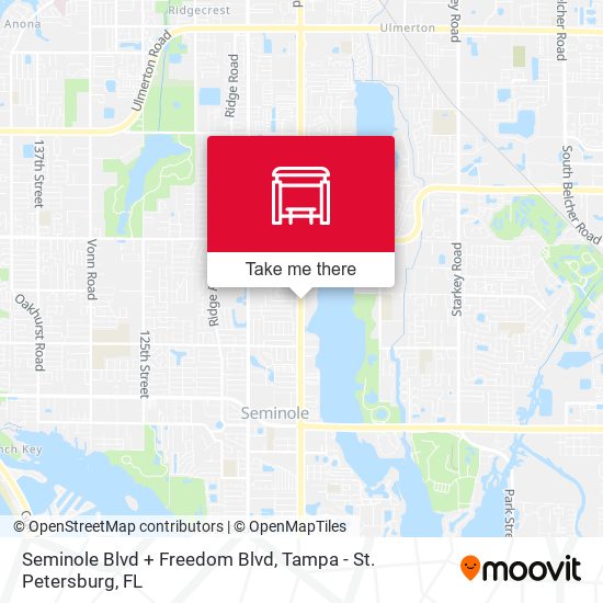 Mapa de Seminole Blvd + Freedom Blvd