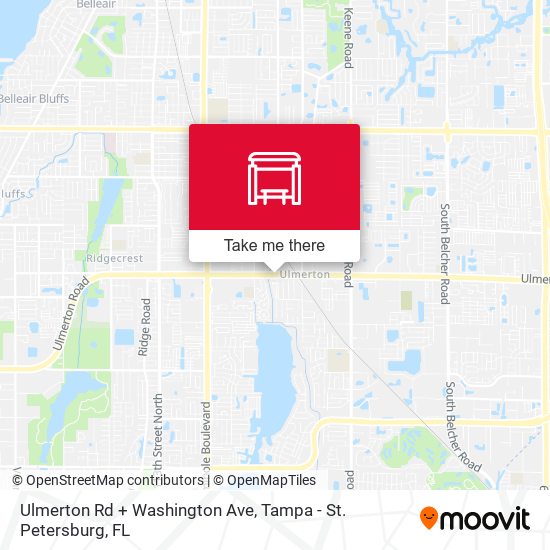 Ulmerton Rd + Washington Ave map