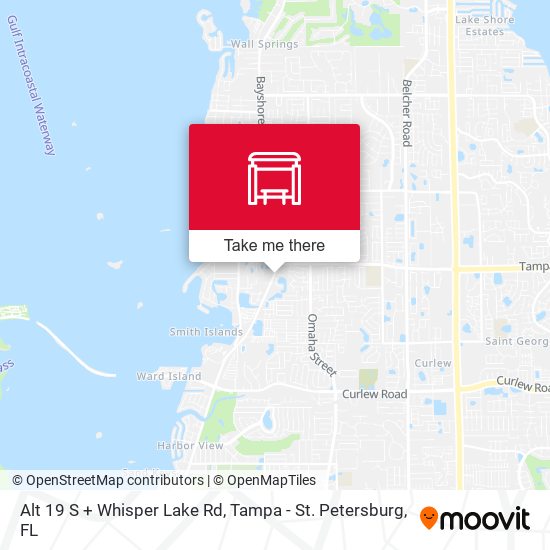 Alt 19 S + Whisper Lake Rd map