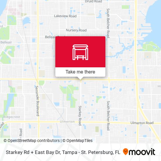 Mapa de Starkey Rd + East Bay Dr