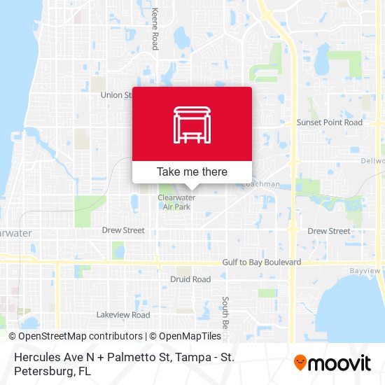 Mapa de Hercules Ave N + Palmetto St