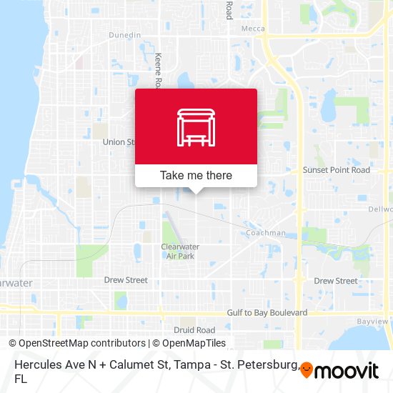 Hercules Ave N + Calumet St map