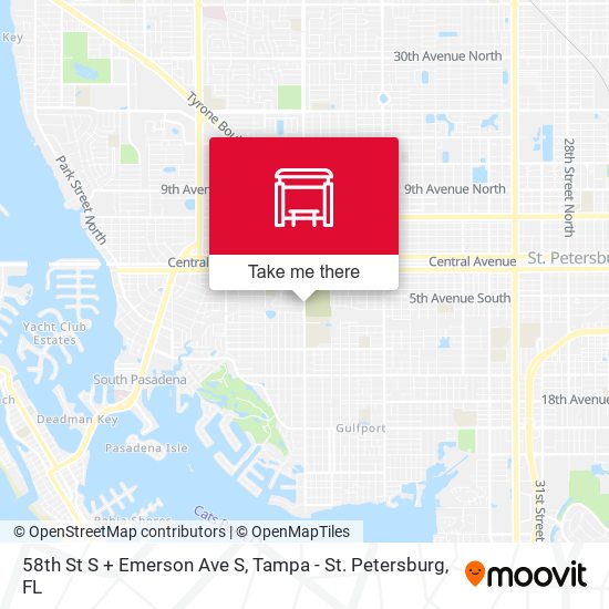 58th St S + Emerson Ave S map