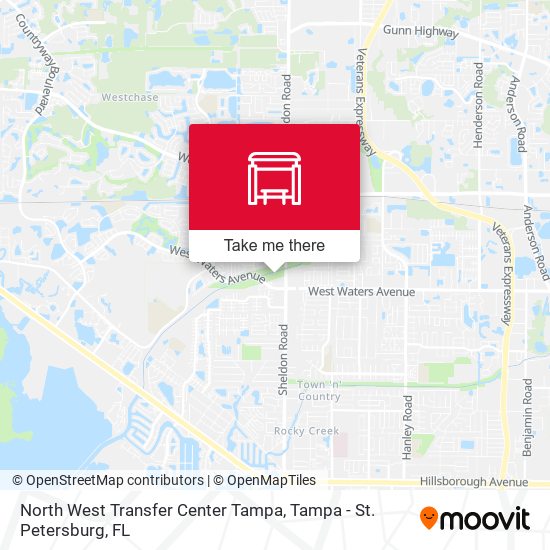 Mapa de North West Transfer Center Tampa