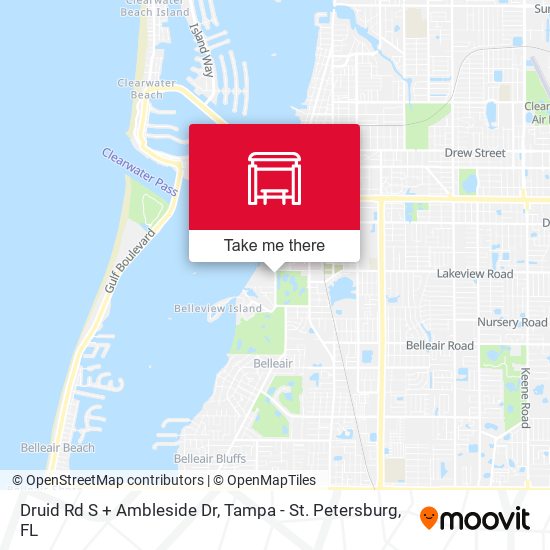 Mapa de Druid Rd S + Ambleside Dr