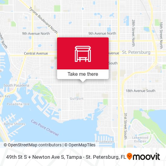Mapa de 49th St S + Newton Ave S