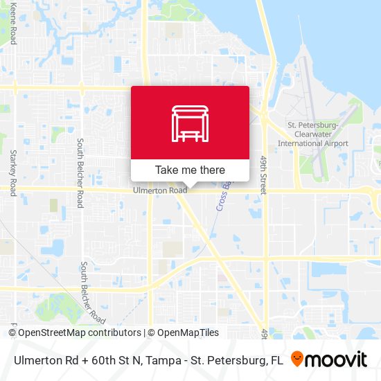Ulmerton Rd + 60th St N map