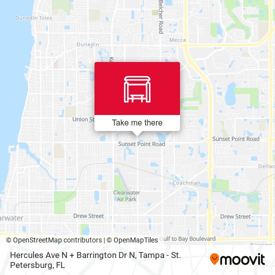 Hercules Ave N + Barrington Dr N map