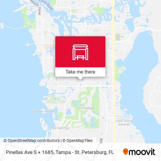 Pinellas Ave S + 1685 map