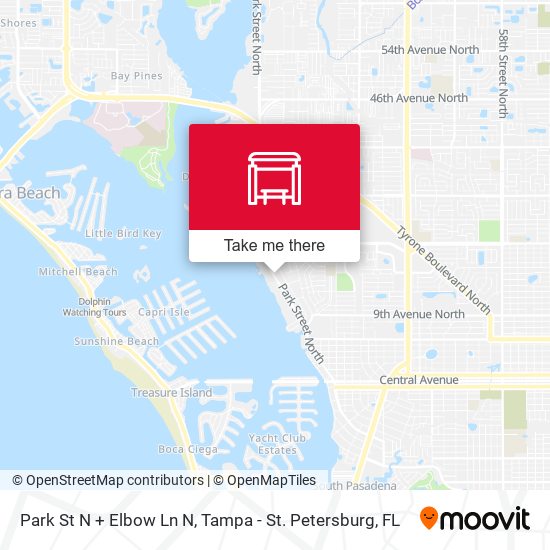 Park St N + Elbow Ln N map