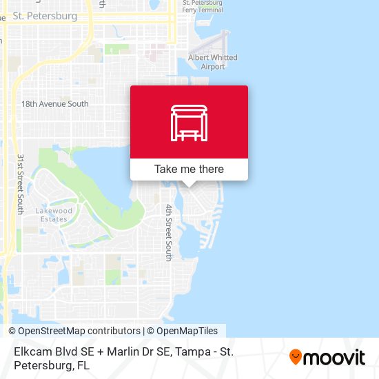 Elkcam Blvd SE + Marlin Dr SE map