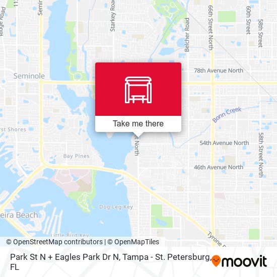 Park St N + Eagles Park Dr N map