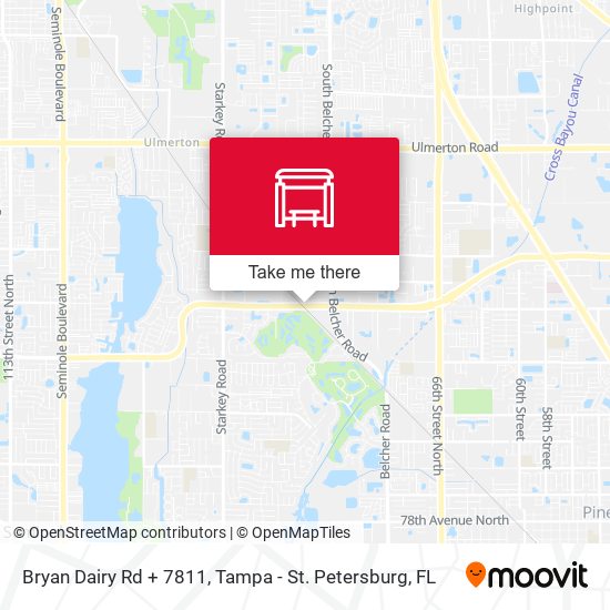 Mapa de Bryan Dairy Rd + 7811