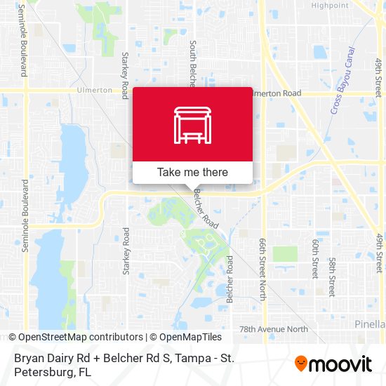 Mapa de Bryan Dairy Rd + Belcher Rd S