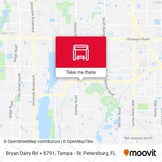 Bryan Dairy Rd + 8791 map