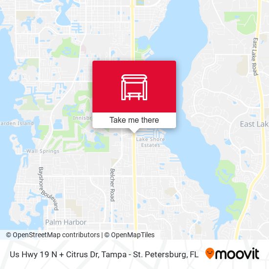 Us Hwy 19 N + Citrus Dr map