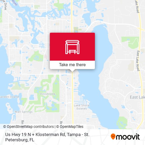 Us Hwy 19 N + Klosterman Rd map