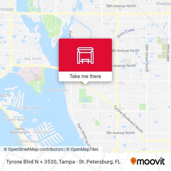 Tyrone Blvd N + 3530 map