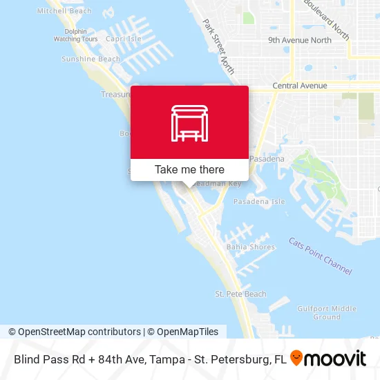 Blind Pass Rd + 84th Ave map