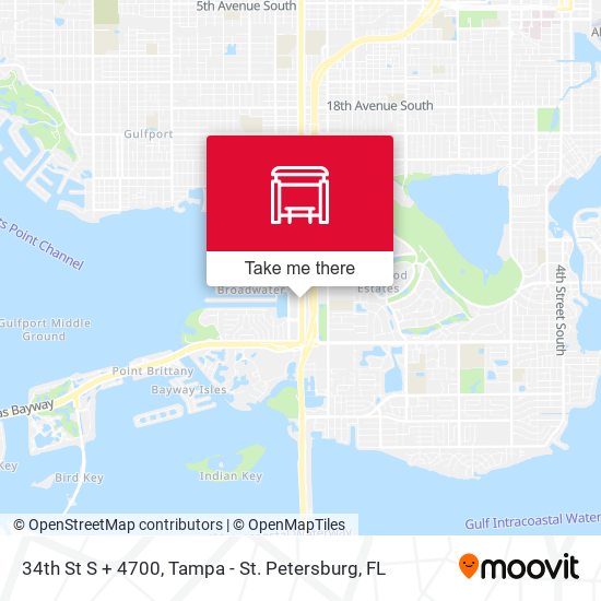 Mapa de 34th St S + 4700