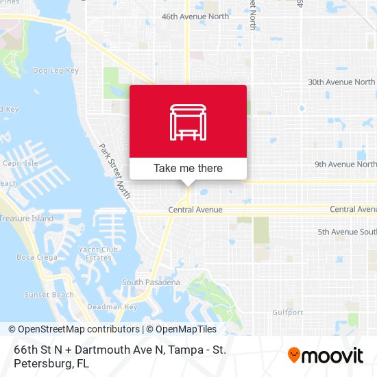 Mapa de 66th St N + Dartmouth Ave N