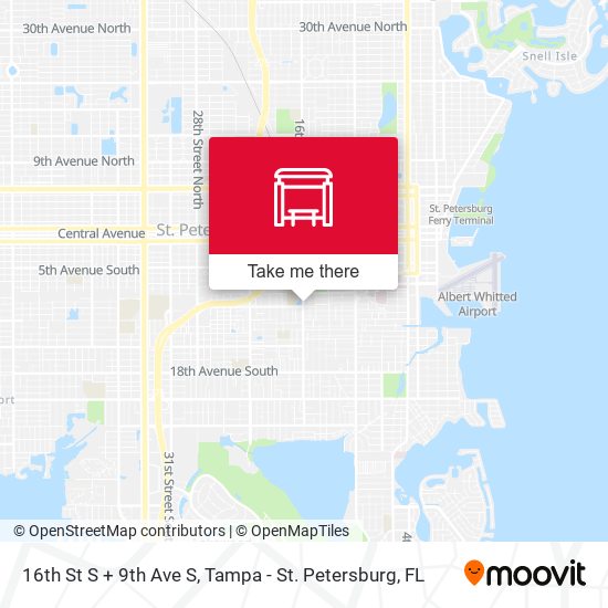 16th St S + 9th Ave S map