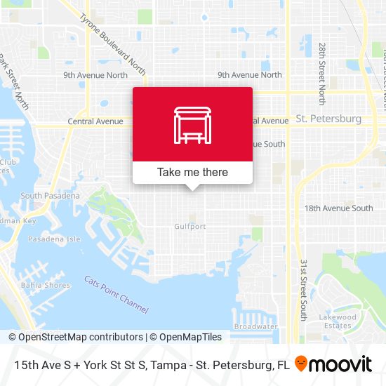 15th Ave S + York St St S map