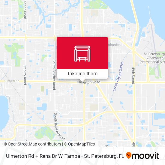 Ulmerton Rd + Rena Dr W map
