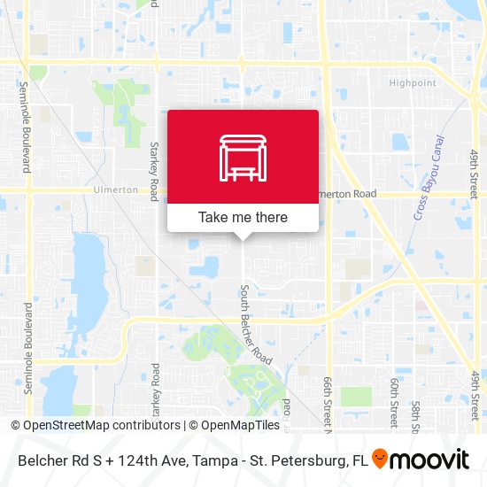 Mapa de Belcher Rd S + 124th Ave