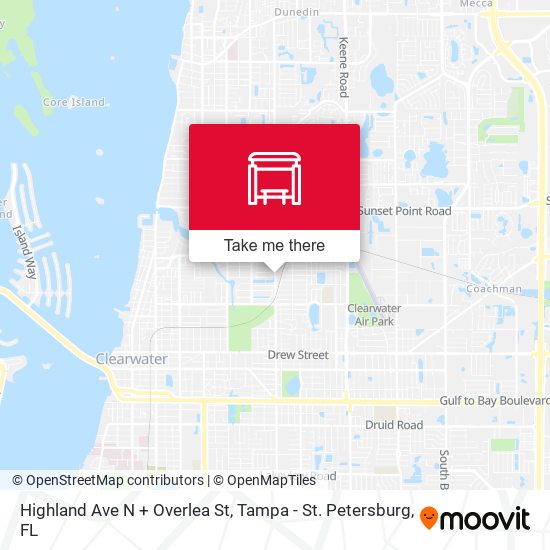 Highland Ave N + Overlea St map