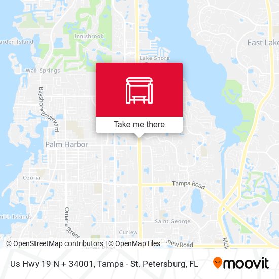 Us Hwy 19 N + 34001 map
