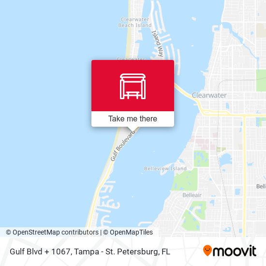 Gulf Blvd + 1067 map