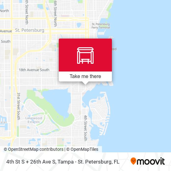 Mapa de 4th St S + 26th Ave S