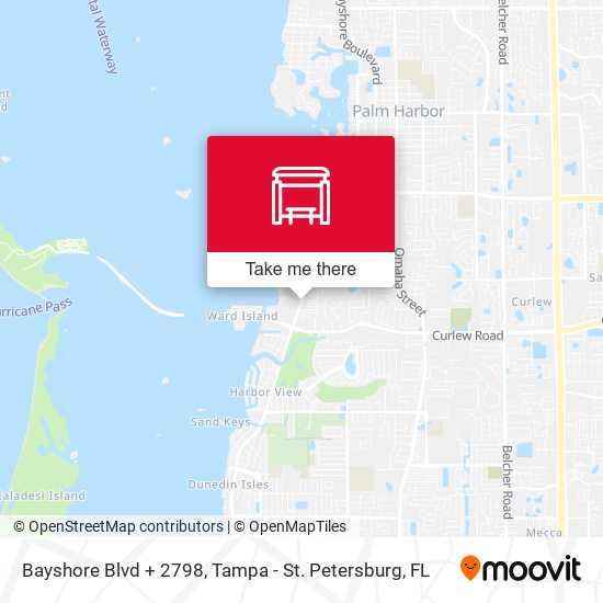 Mapa de Bayshore Blvd + 2798