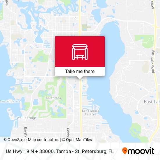 Us Hwy 19 N + 38000 map